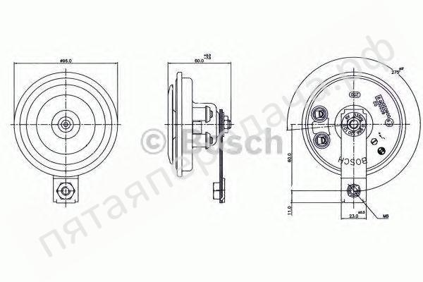 Сигнал звуковой - 0986320101