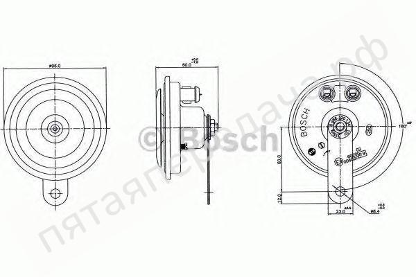 Сигнал звуковой - 0986320134