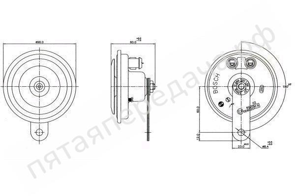 Сигнал звуковой - 0986320139