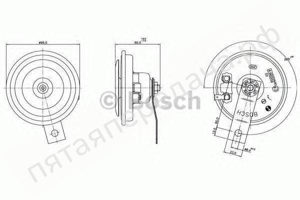 Сигнал звуковой - 0986320156