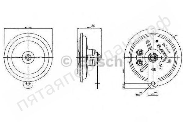 Сигнал звуковой - 0986320301