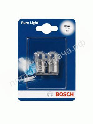 Лампа накаливания Pure Light R5W 12В 5Вт, 2шт - 1987301022