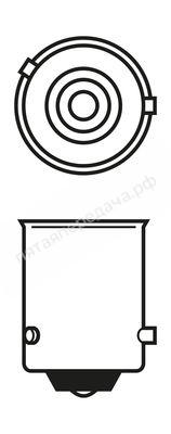 Лампа накаливания Pure Light PY21W 12В 21Вт - 1987302213