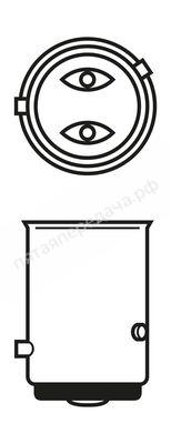 Лампа накаливания Pure Light P21/4W 12В 21/4Вт - 1987302215
