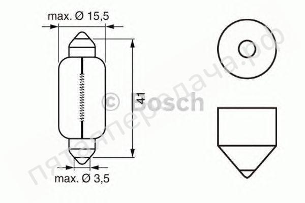 Лампа накаливания Pure Light C21W 12В 21Вт - 1987302230