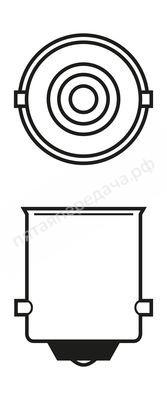 Лампа накаливания Longlife Daytime R5W 12В 5Вт - 1987302284