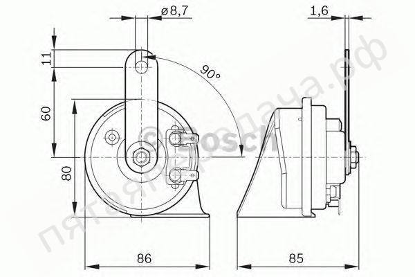 Сигнал звуковой - 6033FB1193