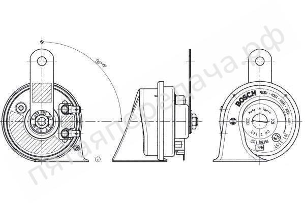 Сигнал звуковой - 6033FB1214
