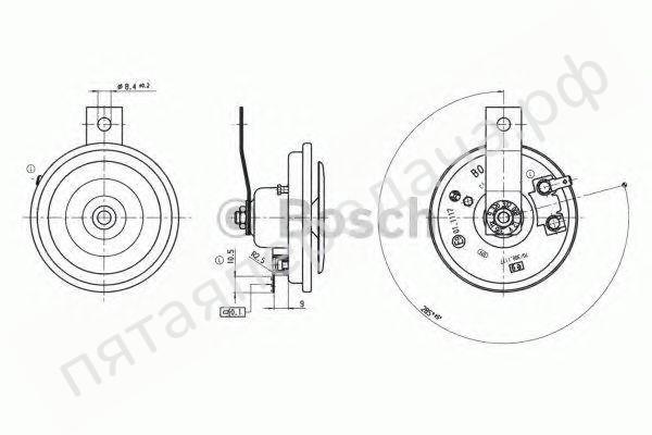 Сигнал звуковой - 9320332008