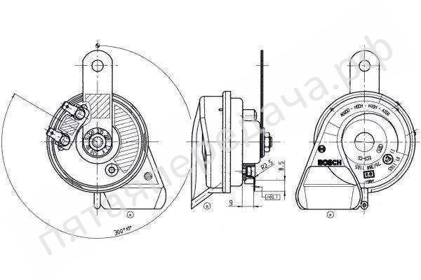 Сигнал звуковой - 9320335208