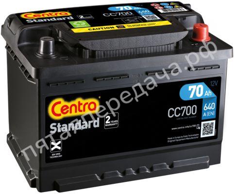 Батарея аккумуляторная, 12В 70А/ч
Standard - CC700