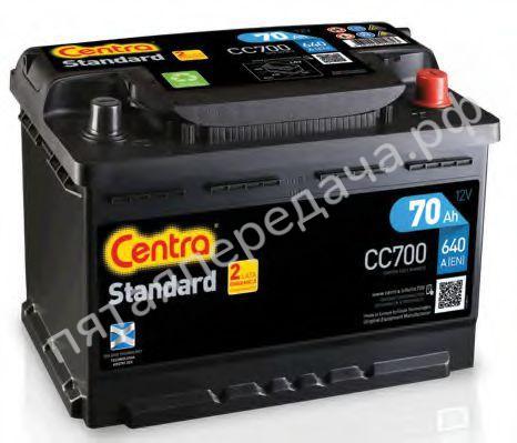 Батарея аккумуляторная, 12В 70А/ч
Standard - CC700