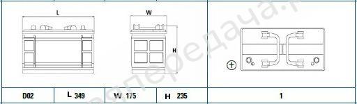StartPRO, 12В 110А/ч - EG1101