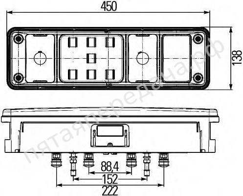 Сторона установки	справа
Тип крепления	для горизонтального укрепления
Размер резьбы	M8 x 30
Задний фонарь
Тип ламп	светодиодный
с амортизатором колеба - 2VP340960281