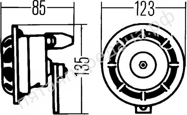 Сигнал звуковой - 3AF003399051