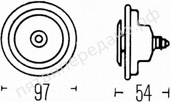 Сигнал звуковой - 3AL006958857