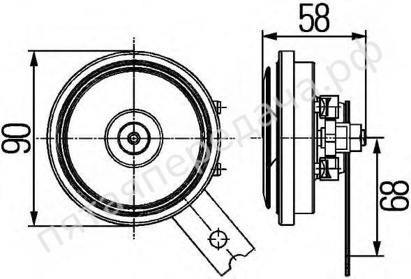 Сигнал звуковой - 3AL922200161