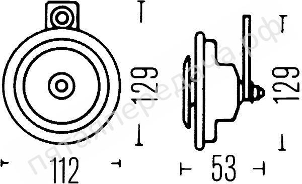 Сигнал звуковой - 3BA002768082