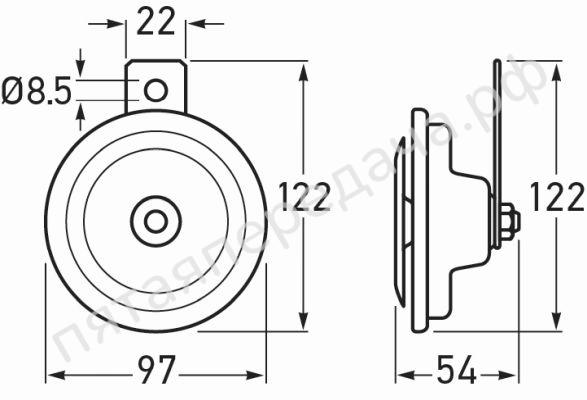 Сигнал звуковой - 3BA002768382