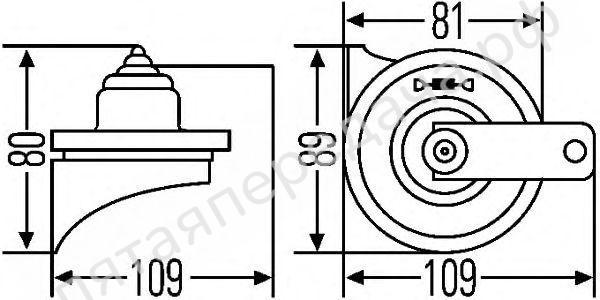 Комплект звуковых сигналов - 3FH007424801