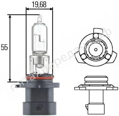 Лампа галоген HB3A 12В 60Вт - 8GH005635161