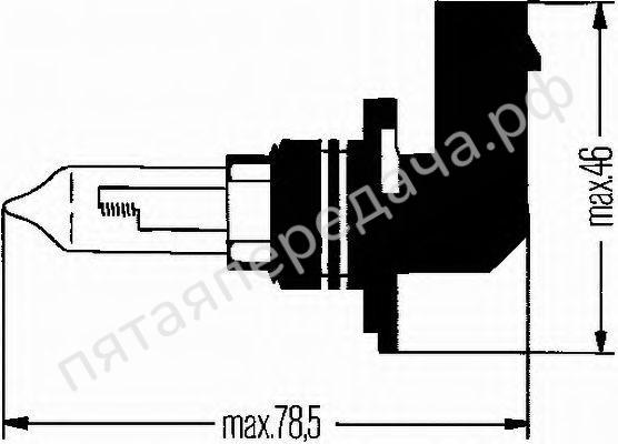 Лампа галоген HB3 12В 60Вт - 8GH005635181