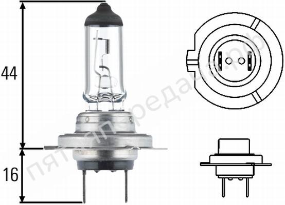 Лампа галоген H7 12В 55Вт - 8GH007157481