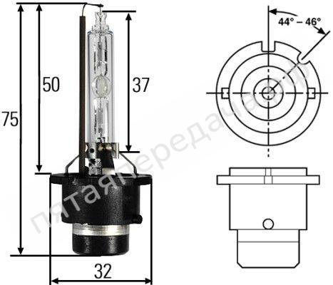Лампа ксеноновая D2S 12В 35Вт - 8GS007949101