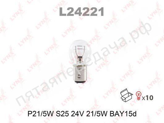 Лампа накаливания, P21/5W 24В 21/5Вт - L24221
