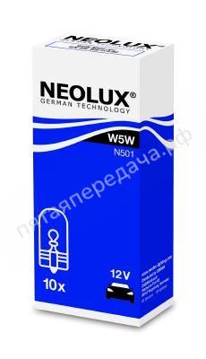 Лампа накаливания, W5W 12В 5Вт - N501