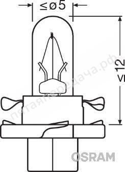 Лампа подсветки приборной панели - 2351MFX6