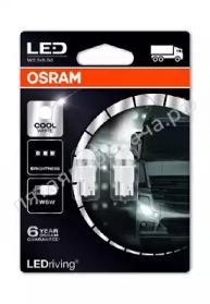 Лампа светодиодная, LED technology W5W W2,1x9,5dВ 1Вт,2шт - 2824CW02B