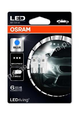 Лампа накаливания, LED technology W5W 12В 1Вт, 2шт - 2850BL02B