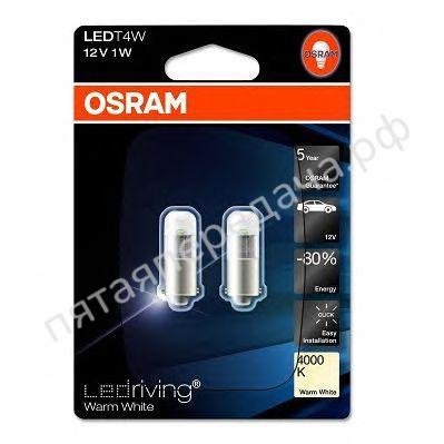 Лампа светодиодная LED technology T4W 12В 1Вт, 2шт - 3850WW02B