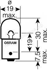 Лампа накаливания, Original Line RY10W 12В 10Вт, 1шт - 5009
