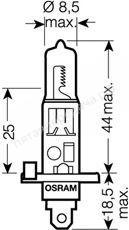 Лампа накаливания, H1 12В 100Вт - 62200