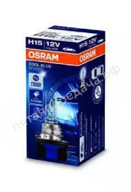 Лампа накаливания, COOL BLUE INTENSE H15 12В 15/55Вт, 1шт - 64176CBI