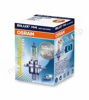 Лампа накаливания, ALLSEASON H4 12В 60/55Вт, 1шт - 64193ALS