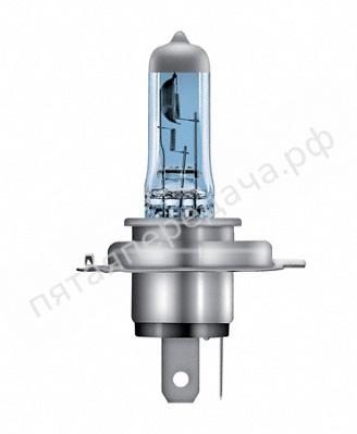 Лампа накаливания, COOL BLUE INTENSE H4 12В 60/55Вт, 1шт - 64193CBI