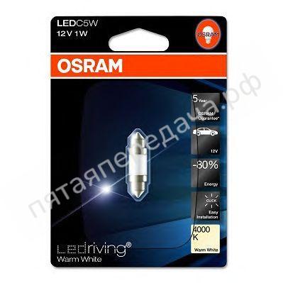 Лампа светодиодная LED technology C5W 12В 1Вт - 6498WW01B