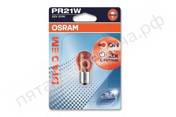 Лампа накаливания, DIADEM PR21W 12В 21Вт, 1шт - 7508LDR01B