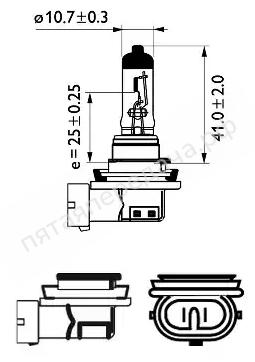 Лампа накаливания, в блистере WhiteVision - 12362WHVB1