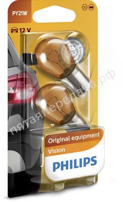 Лампа накаливания Premium PY21W 12В 21Вт - 12496NAB2