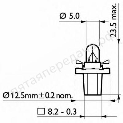 Комплект ламп накаливания, в блистере - 12598B2