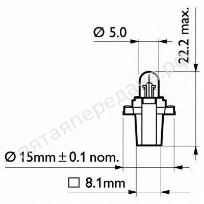 Лампа накаливания - 12602CP
