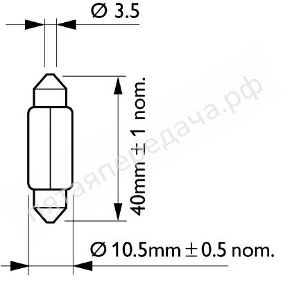 Лампа накаливания - 12866CP