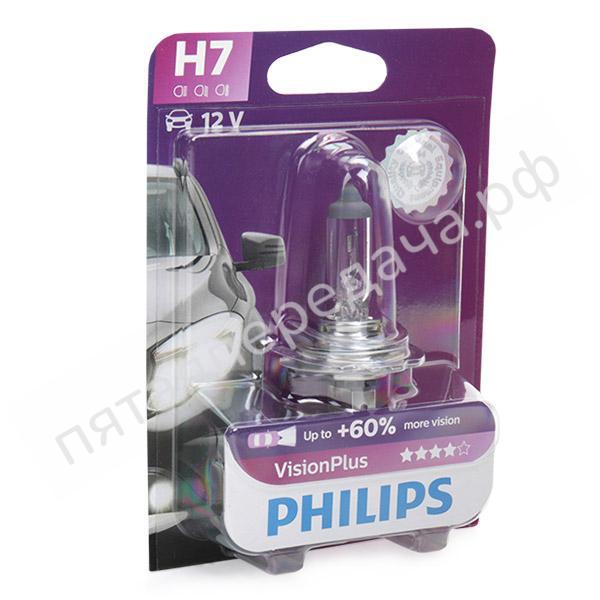 Лампа галоген VisionPlus H7 12В 55Вт - 12972VPB1