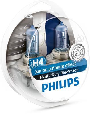 Комплект ламп накаливания MasterDuty BlueVision, в пластиковой коробке - 13342MDBVS2