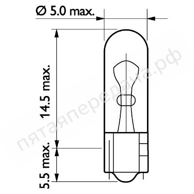 Лампа накаливания - 13516CP