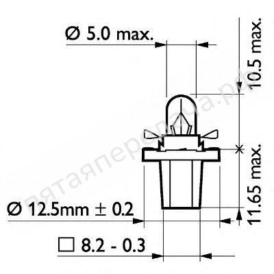 Лампа накаливания - 13598CP